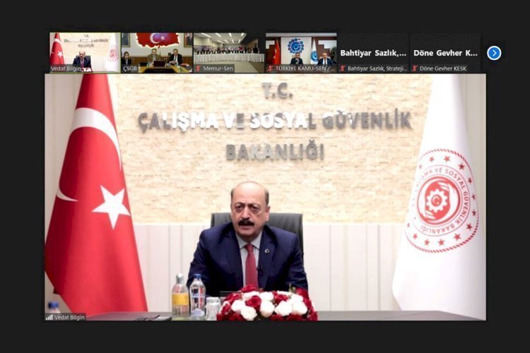 KPDK, Bakan Bilgin başkanlığında çevrimiçi toplandı